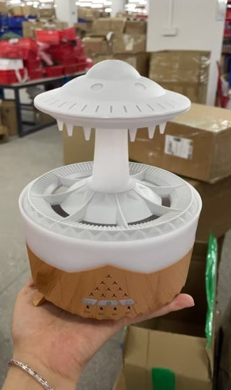 UFO Raindrop Humidifier Water Drop Air Humidifier USB Aromatherapy Essential Oils