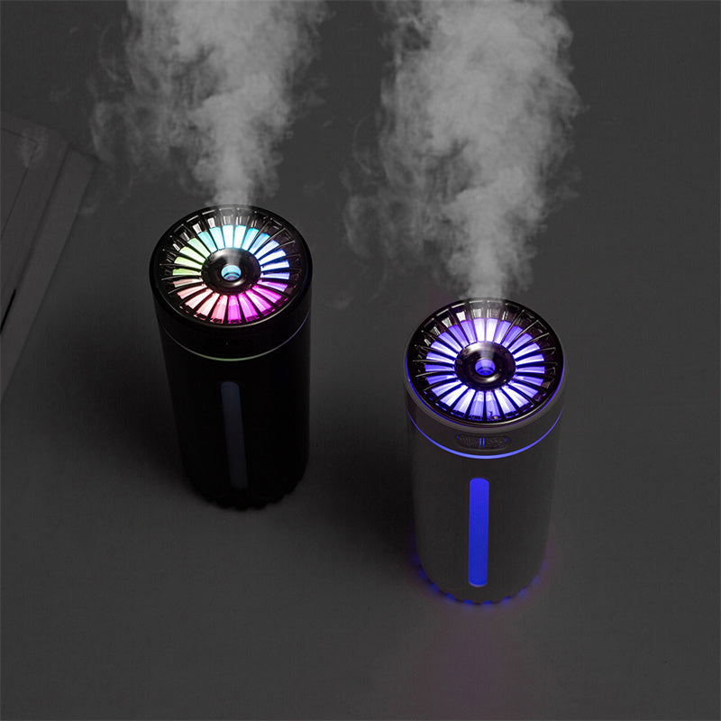 Wireless Air Humidifier Colorful Lights (USB 800mAh Rechargeable)