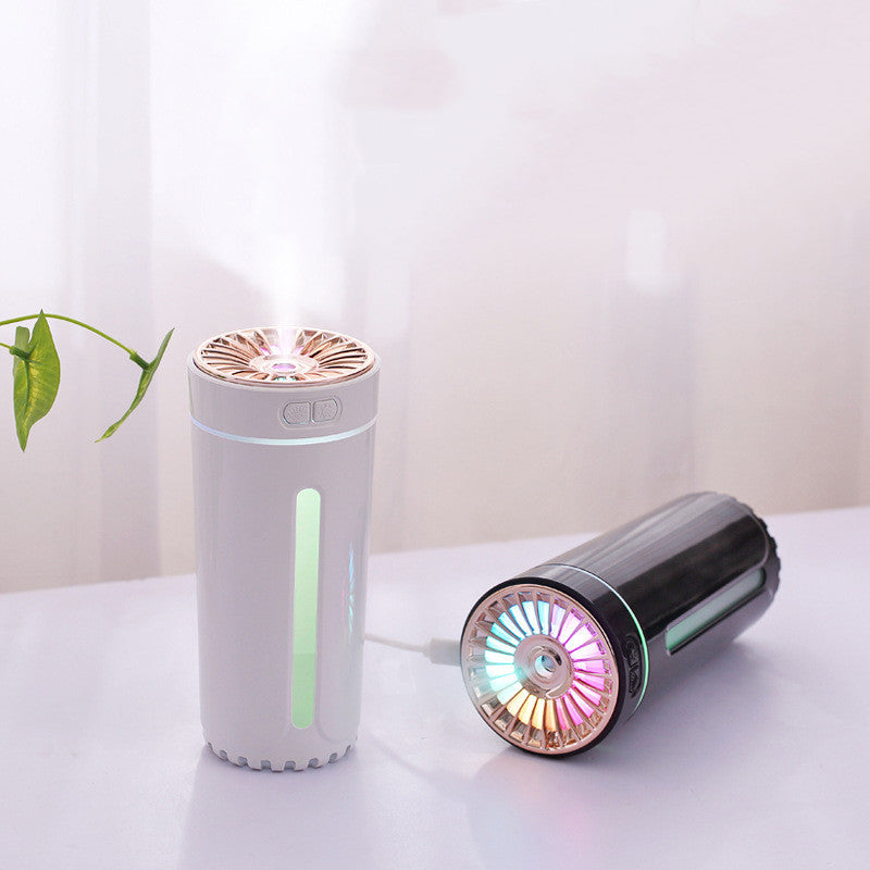 Wireless Air Humidifier Colorful Lights (USB 800mAh Rechargeable)