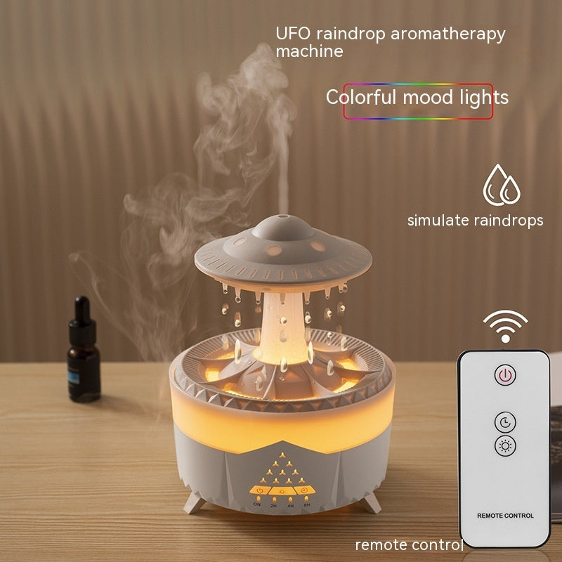UFO Raindrop Humidifier Water Drop Air Humidifier USB Aromatherapy Essential Oils