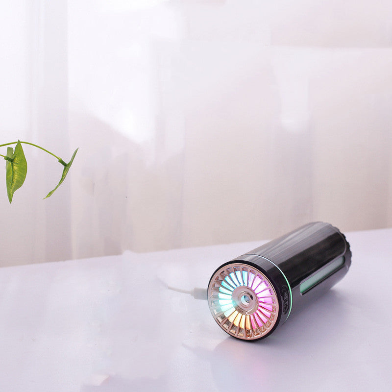 Wireless Air Humidifier Colorful Lights (USB 800mAh Rechargeable)