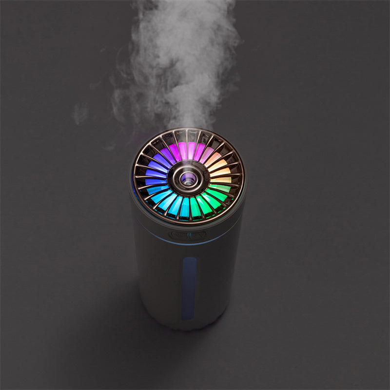 Wireless Air Humidifier Colorful Lights (USB 800mAh Rechargeable)